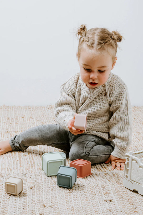 Baby Pullover Soul warm Linen