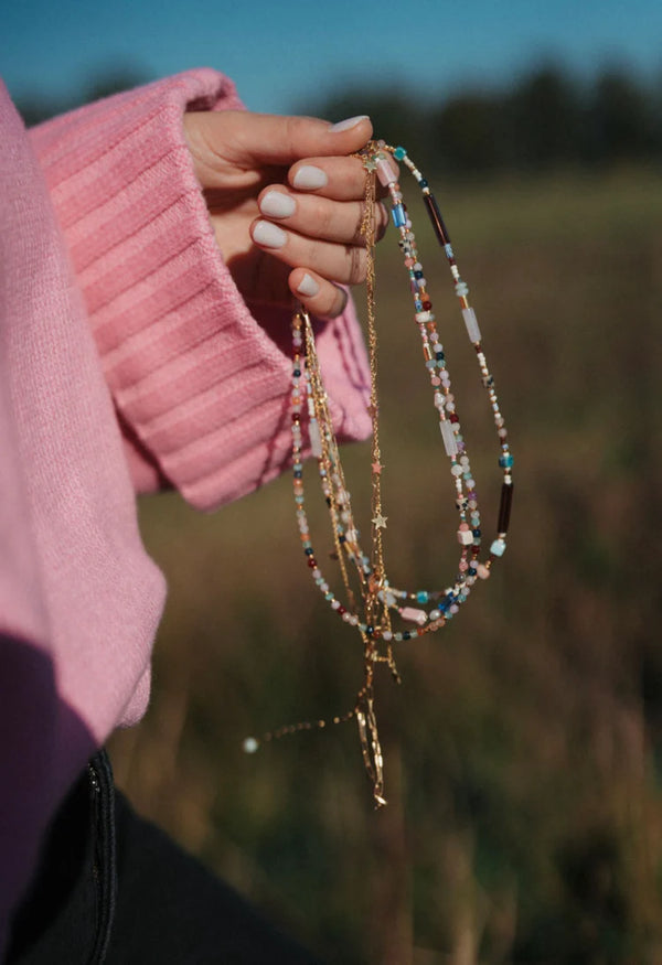 Handmade Kette JOJO - Natürlich Glückskind