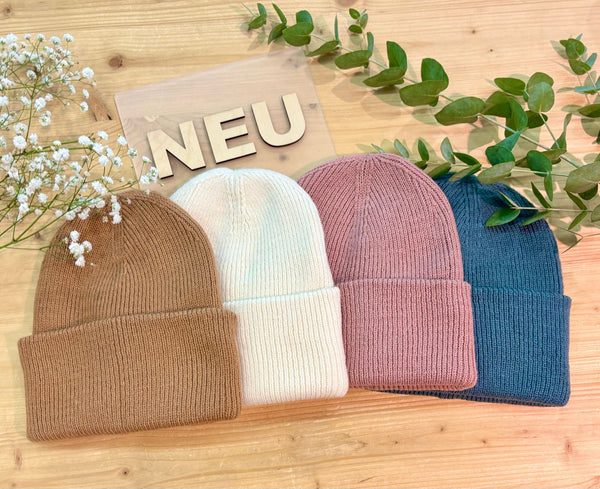 Beanie für Erwachsene aus recyceltem Material, versch. Farben