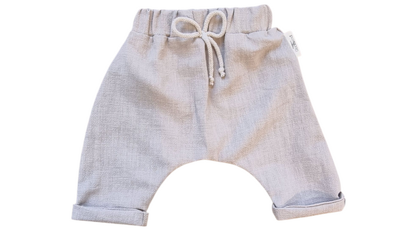 Baby Leinenhose mit Kordel