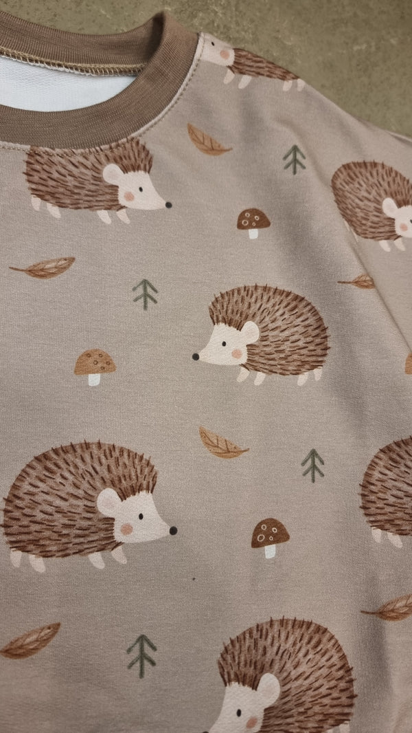 Kindersweater Igel, handmade